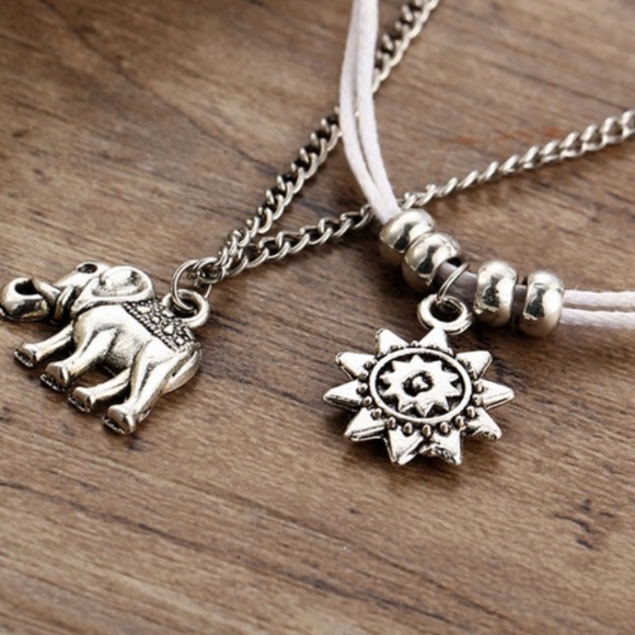 Elephant and Sun Ankle Bracelet - Picture 5 of 8